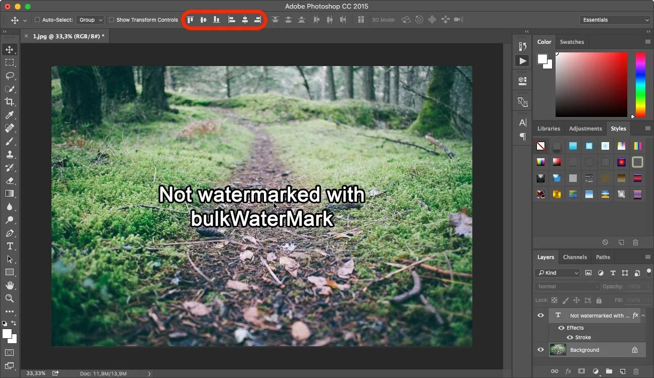 Поставить водяной знак на фото фотошоп Gespierd maandelijks Vertrappen how to automatically add watermark in photoshop 