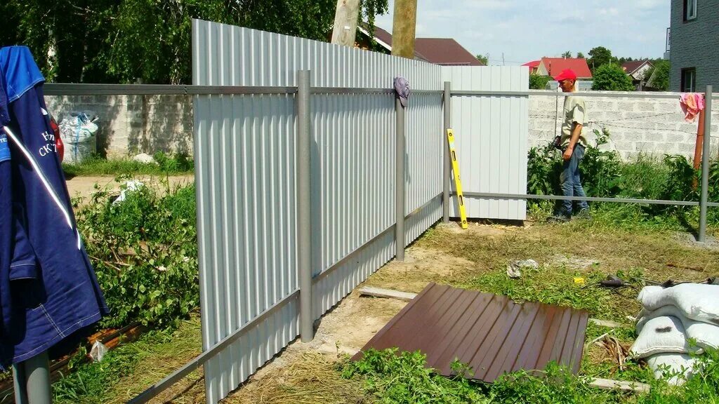 Поставить забор фото Panorama: Zabor Grad Volzhsky, fences and barriers, Volzhsky, ulitsa imeni Gener