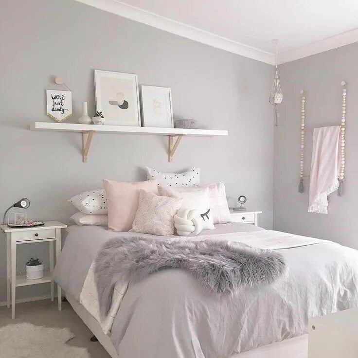 Постельные цвета в интерьере спальни 24 Stylish Room Designs Your Teen Will Obsess Over Teen bedroom decor, Room deco