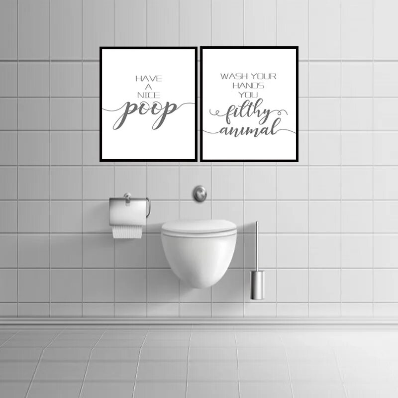 Постер для туалета фото bathroom prints funny quote wall art picture printable toilet sign poster print 