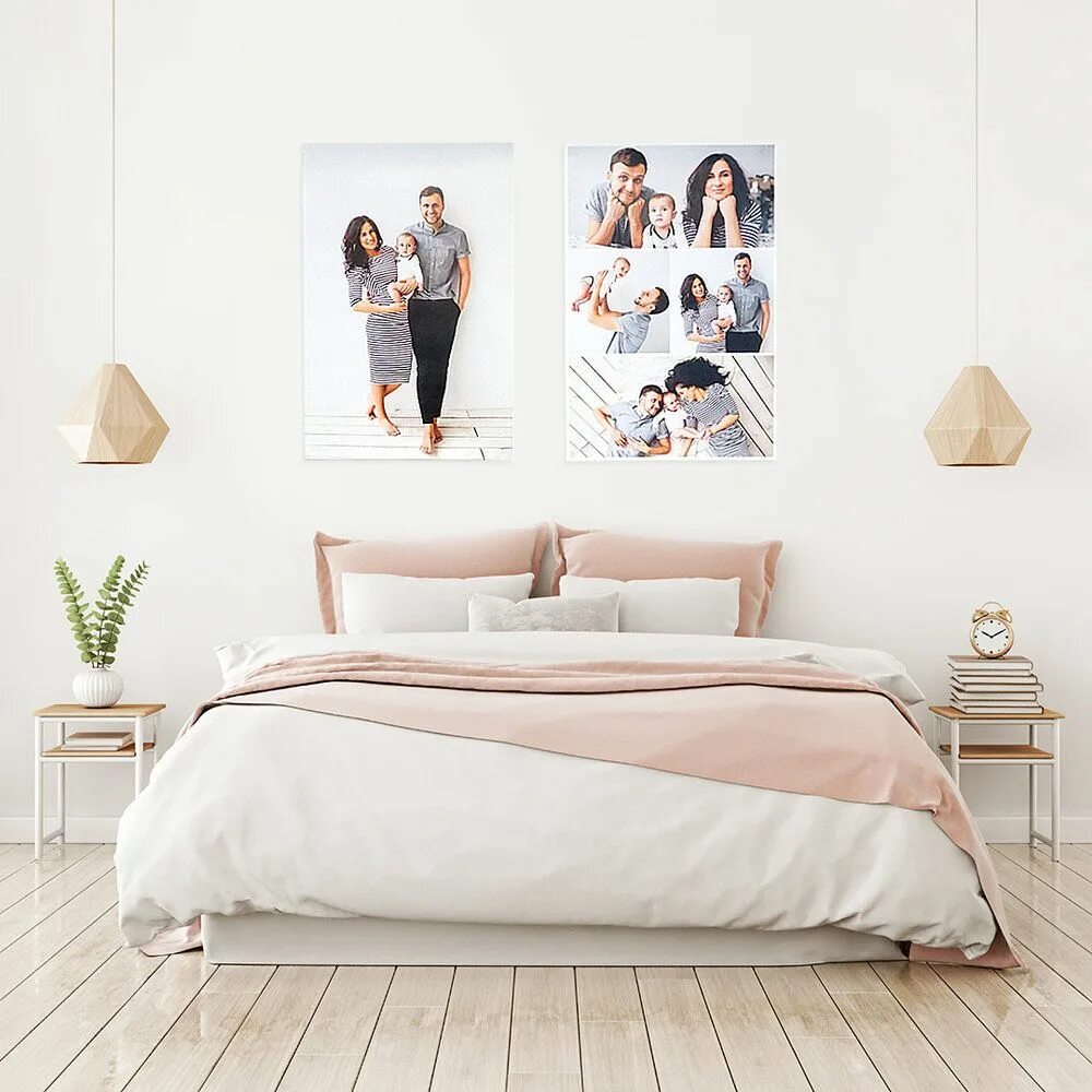 Постер в интерьере спальни Printiki Poster Portrait L #poster #posterdesign #walldecor #gallerywall #poster