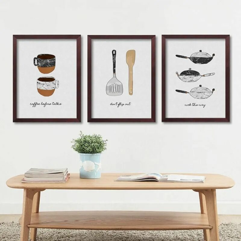 Постеры на стену для интерьера кухня Kitchen Food Posters And Prints Wall Art Canvas Painting Cuadros Pictures Wall P