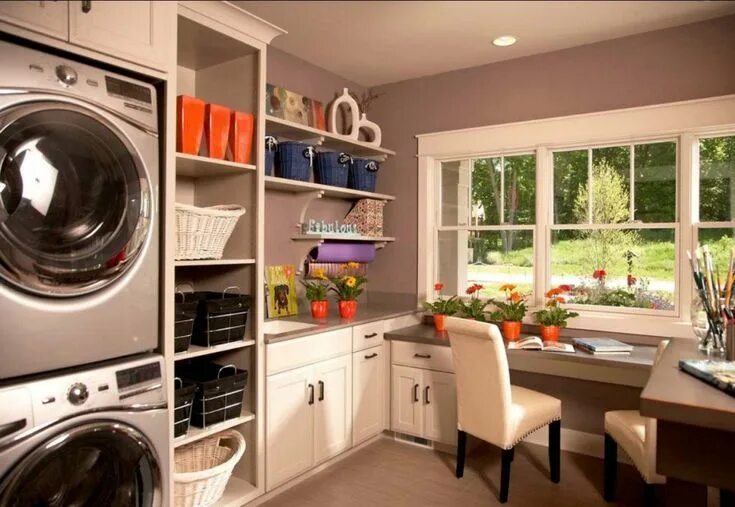 Постирочная комната в частном доме планировка 10 Small Laundry Room Ideas to Feel Spacious Inside Modern laundry rooms, Laundr