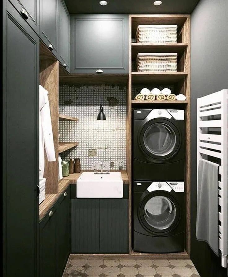 Постирочная комната в частном доме планировка Pin on Spirerock kitchen remodel Modern laundry rooms, Stylish laundry room, Lau