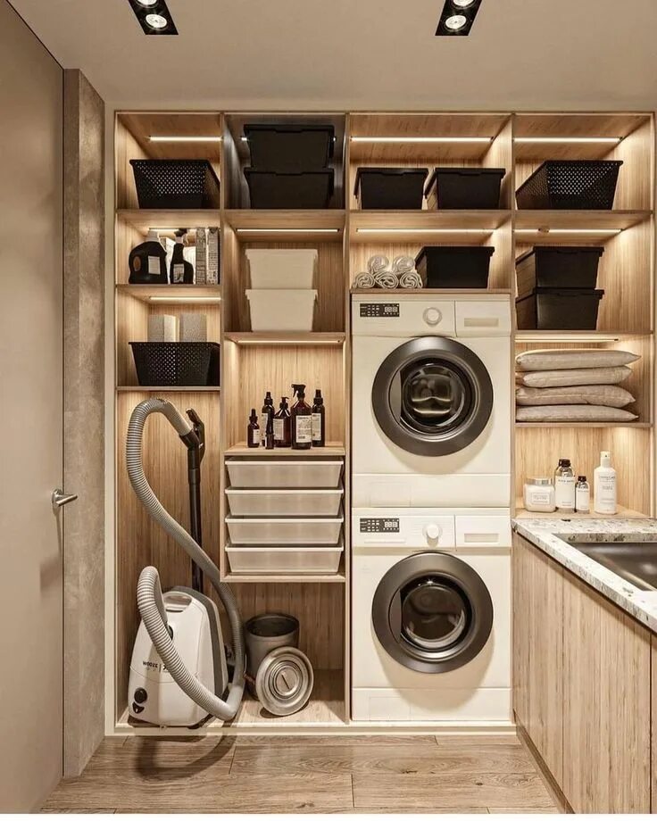 Постирочная комната в доме планировка Moderno Home & Decor on Twitter Stylish laundry room, Laundry room makeover, Lau