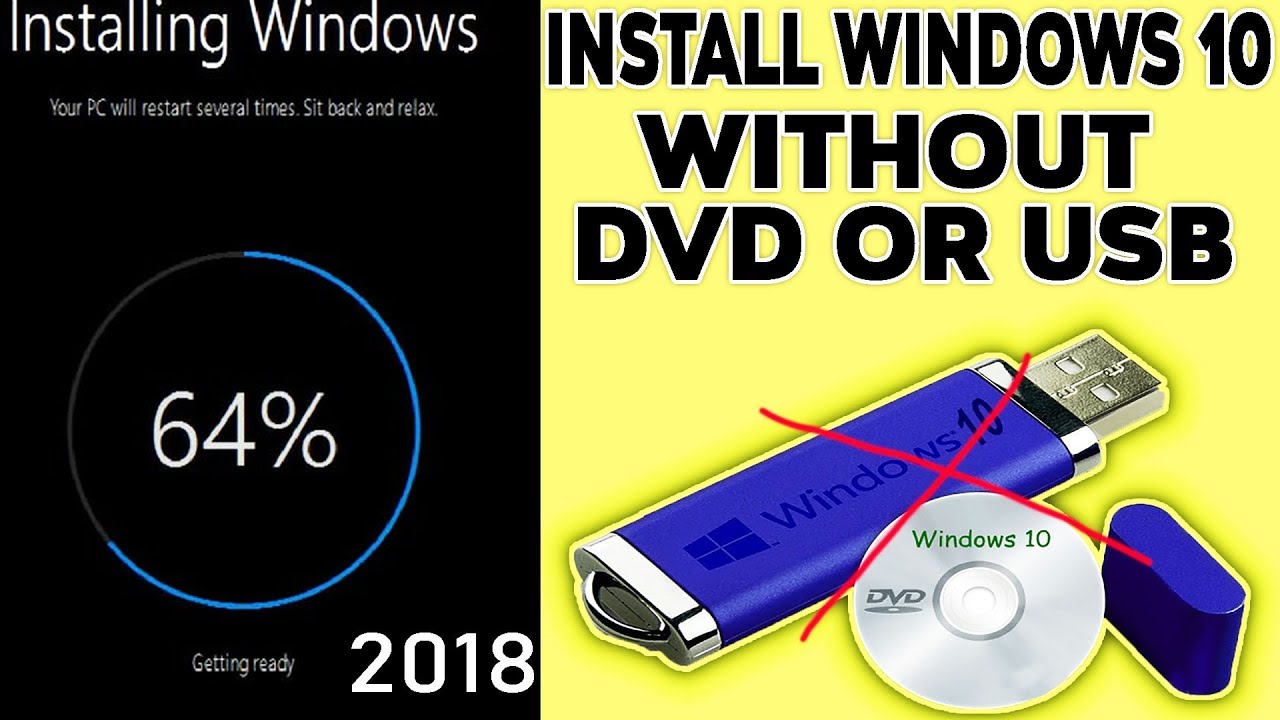 Постоянно звук подключения usb windows 10 HOW TO INSTALL WINDOWS 10 WITHOUT DVD OR BOOTABLE USB - YouTube