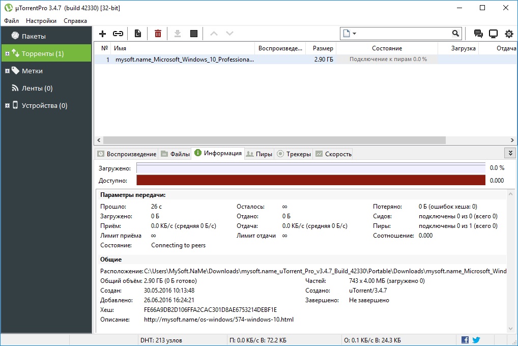 Постоянное подключение к пирам torrent 2024 Подключение к пирам