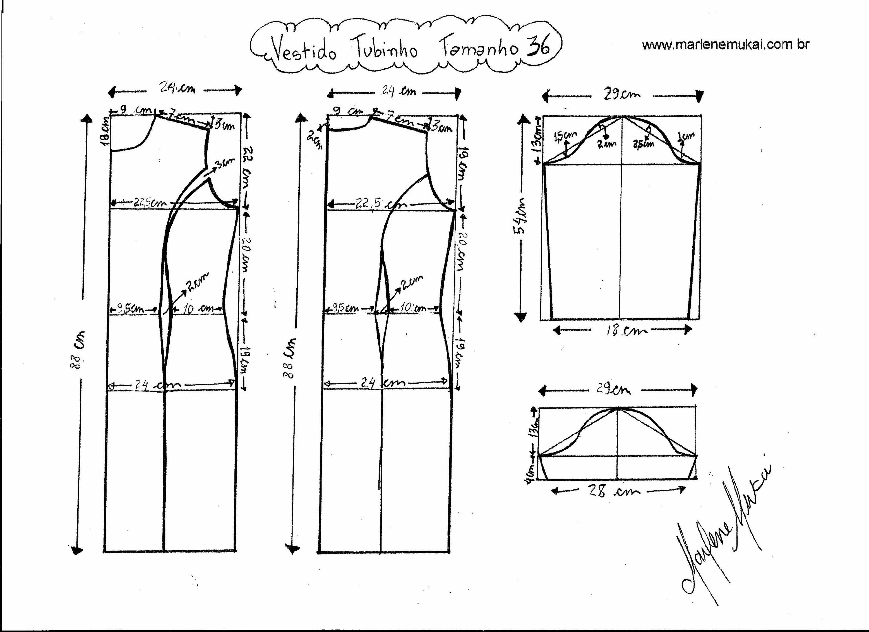 Построение базовой выкройки платья с рукавом Patrones Para Hacer Un Body Para Dama Molde De Body, Molde Vestido Tubinho, Vest