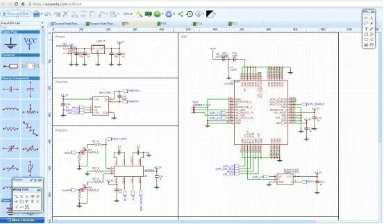 Построение электросхемы EasyEDA Electrónica, Circuitos, Ingeniero electronico