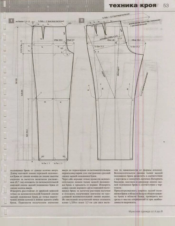 Построение классических мужских брюк выкройки Shirt collar pattern, Mens jacket pattern, Sewing men