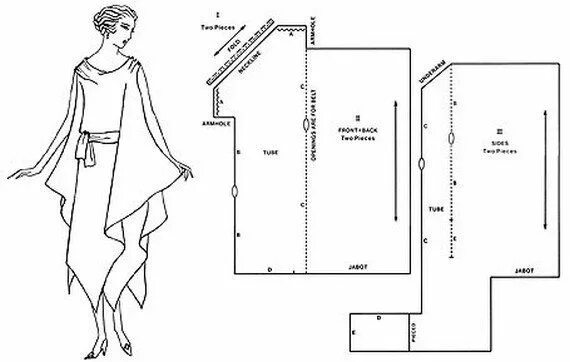 Построение платья без выкройки Выкройки и платья Расскажем как правильно кроить, шить, дадим бесплатные схемы, 