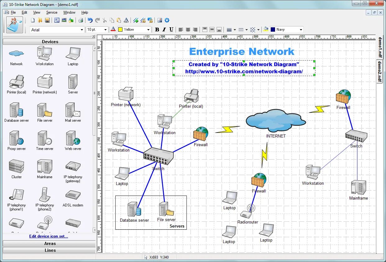 Построение схемы компьютерной сети практическая Network Diagram Software - Scan & Discover Topology - Create Diagrams