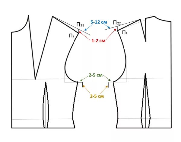 Построение спущенного рукава на выкройке основе № 62 Моделирование рукавов. Спущенный рукав и рукав "Летучая мышь". Обсуждение н