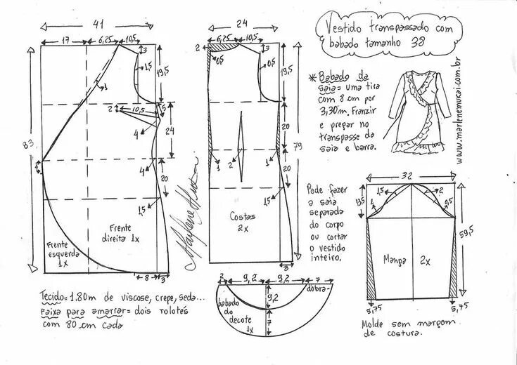 Построение выкроек женской одежды Пин от пользователя Cintia Costa на доске MODELAGEM Выкройки, Шитье, Выкройки ту