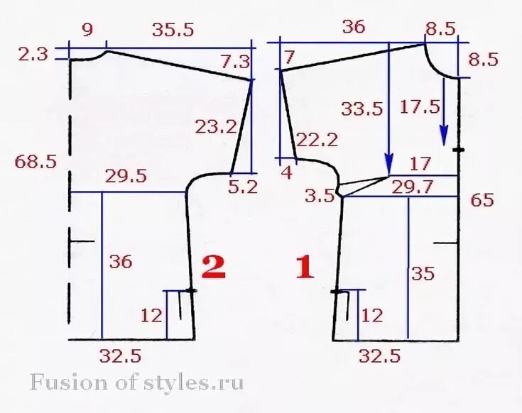 Построение выкройки блузы с рукавом сшить блузку из трикотажа своими руками без выкройки быстро: 5 тыс изображений н