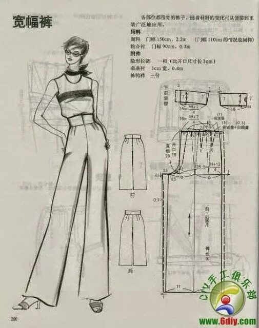 Построение выкройки брюк женских палаццо modelist kitapları: PANTS ( method of pattern making) Pants sewing pattern, Pant