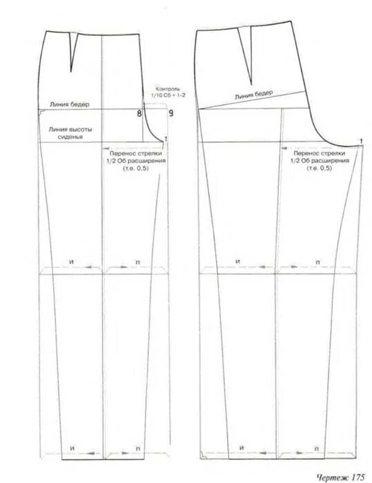 Построение выкройки брюк женских палаццо Мобильный LiveInternet МОДЕЛИРОВАНИЕ ЮБОК И БРЮК. МЮЛЛЕР И СЫН Aziraa - Дневник 