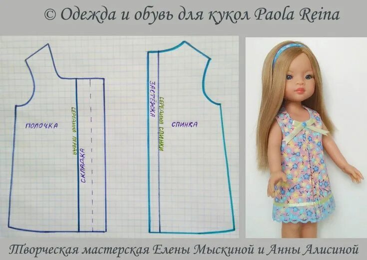 Построение выкройки для куклы Мастер класс № 1 - 15 фотографий ВКонтакте Sewing doll clothes, Diy doll clothes