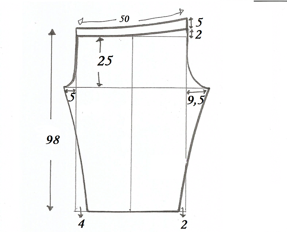 Построение выкройки домашних брюк на резинке женских Брюки. Несколько выкроек брюк которые можно сшить начинающим. Простые выкройки. 