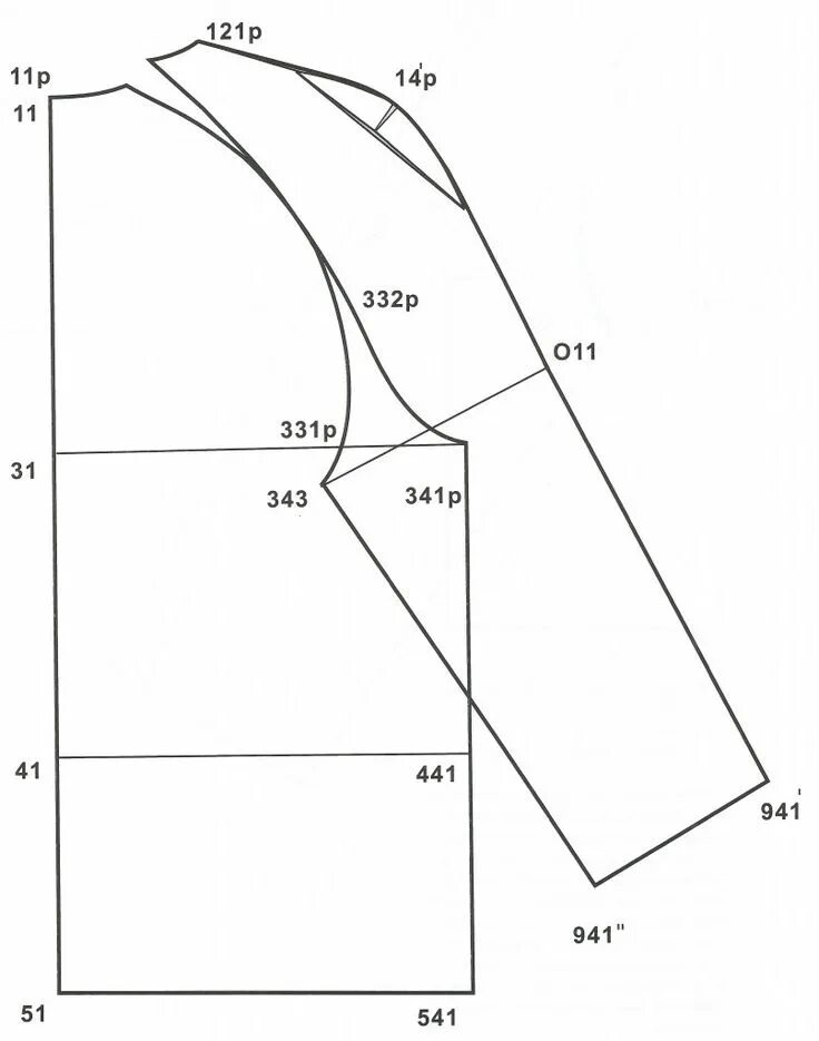 Построение выкройки халата с рукавом реглан реглан 6 Pattern cutting, Pattern, Cutting