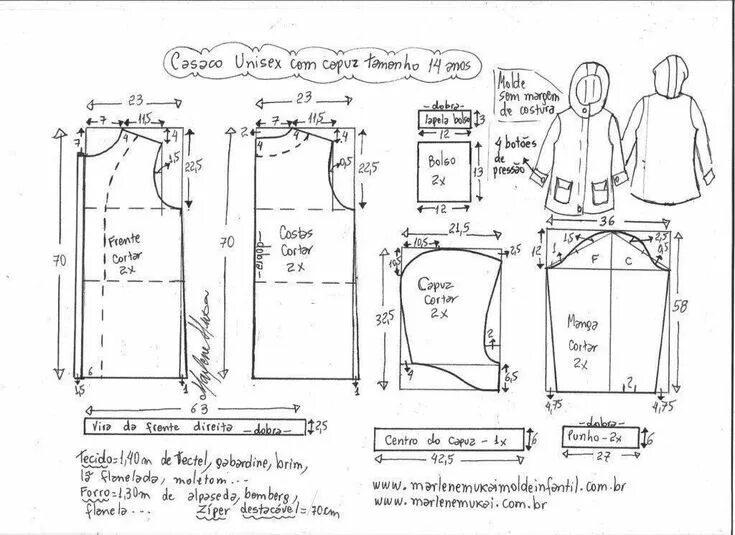 Построение выкройки куртки женской с капюшоном Одноклассники T shirt sewing pattern, Kids patterns, Make your own clothes