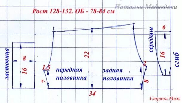 Построение выкройки мужских боксеров Выкройка боксеров для мальчиков. По обхвату бедер. Выкройки, Шитье, Трусы