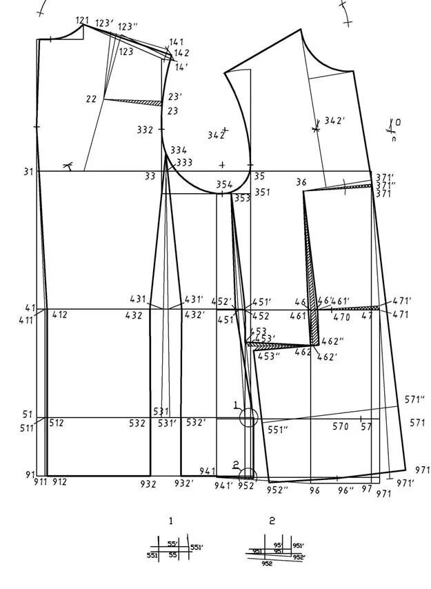 Построение выкройки мужского пиджака Выкройка по ЕМКО СЭВ Выкройки, Шитье, История