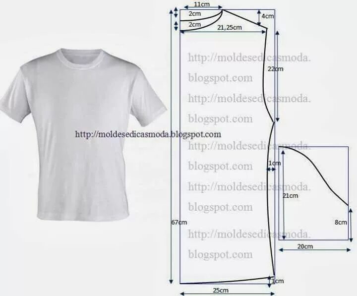 Построение выкройки мужской футболки Pin on Modelagem Shirt sewing pattern, T shirt sewing pattern, Sewing men