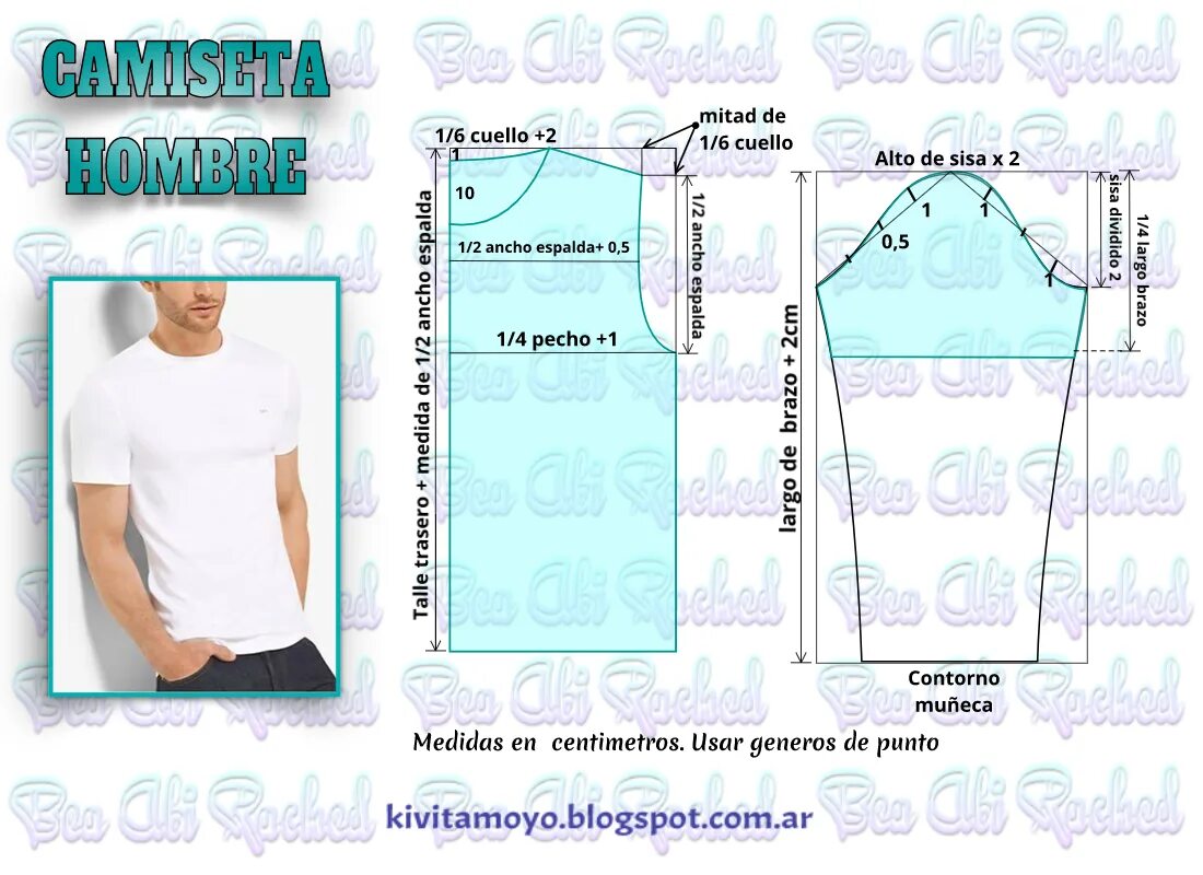 Построение выкройки мужской футболки Imagen Patrones de costura de camisa, Patrones de costura, Patrones gratis de co