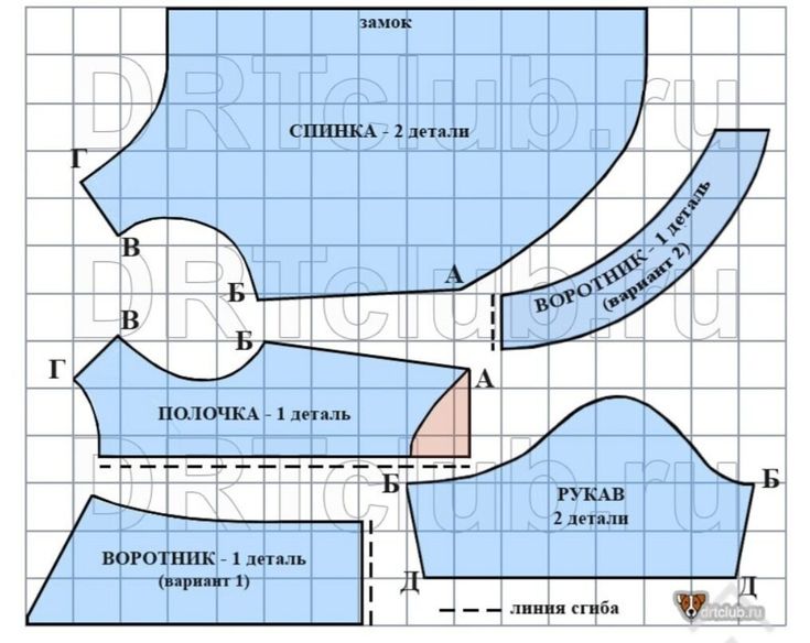 Построение выкройки одежды для собак средних пород Шьем одежду собакам сами.Выкройки.Идеи.Вязание. - Выкройки для шитья.Как измерит