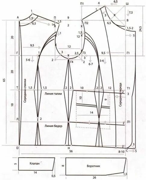 Построение выкройки пиджака женского Простой пиджак выкройка Coisas para usar Pinterest Пиджак, Выкройка и Костюмы