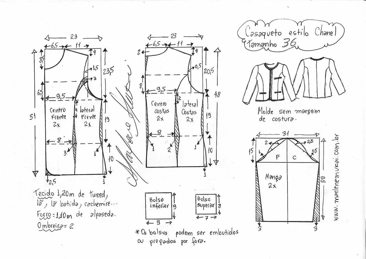 Построение выкройки пиджака женского Дама - выкройки и МК по шитью. Запись со стены. Costura, Fashion clothes women, 