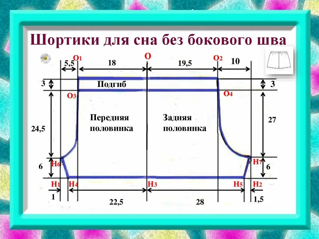 Построение выкройки пижамы женской Пижамные шорты женские выкройка