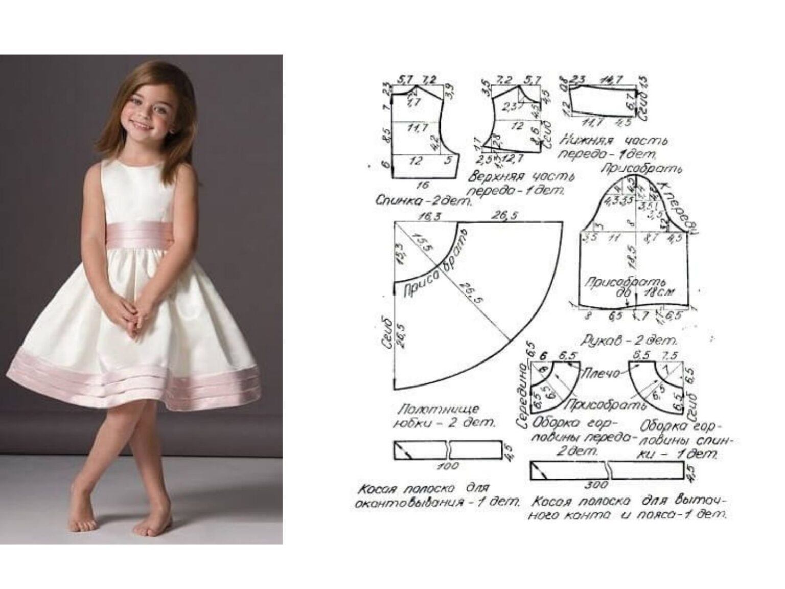Построение выкройки платья девочке Шьем детские платья в Бишкеке: Комфорт, Стиль и Качество - Modiva