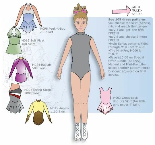 Построение выкройки платья для фигурного катания Basic ice skating dress patterns Figure skating dress patterns, Skating dress pa