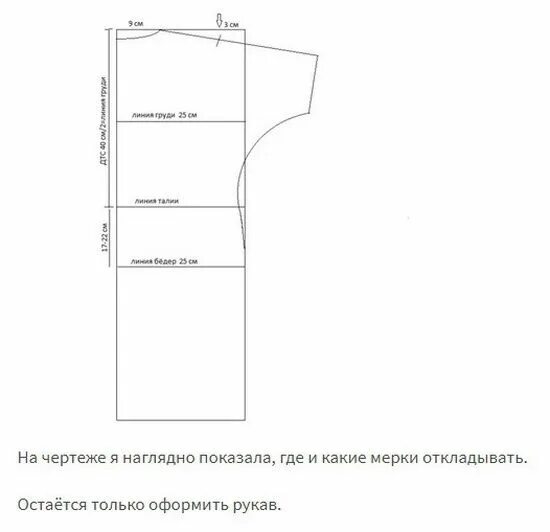 Построение выкройки платья оверсайз на трикотажной ткани Простая выкройка платья прямого силуэта - БУДЬ В ТЕМЕ