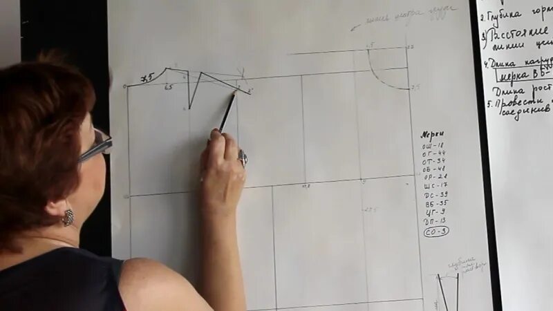 Построение выкройки системе 10 мерок бесплатно Крой по меркам