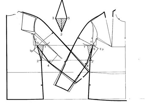Построение выкройки цельнокроенного рукава Центр педагогического образования "Студепедия" в Москве Техники шитья, Выкройки,