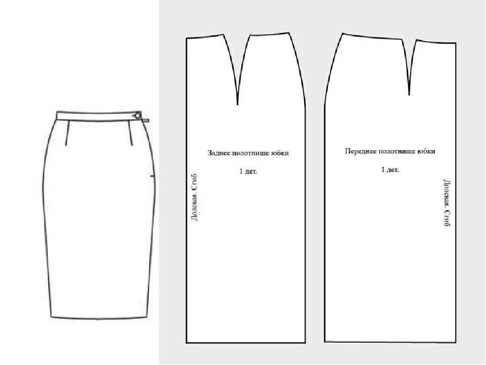 Построение выкройки юбки карандаш Школьная юбка своими руками: построение выкроек, пошаговое описание с фото и вид