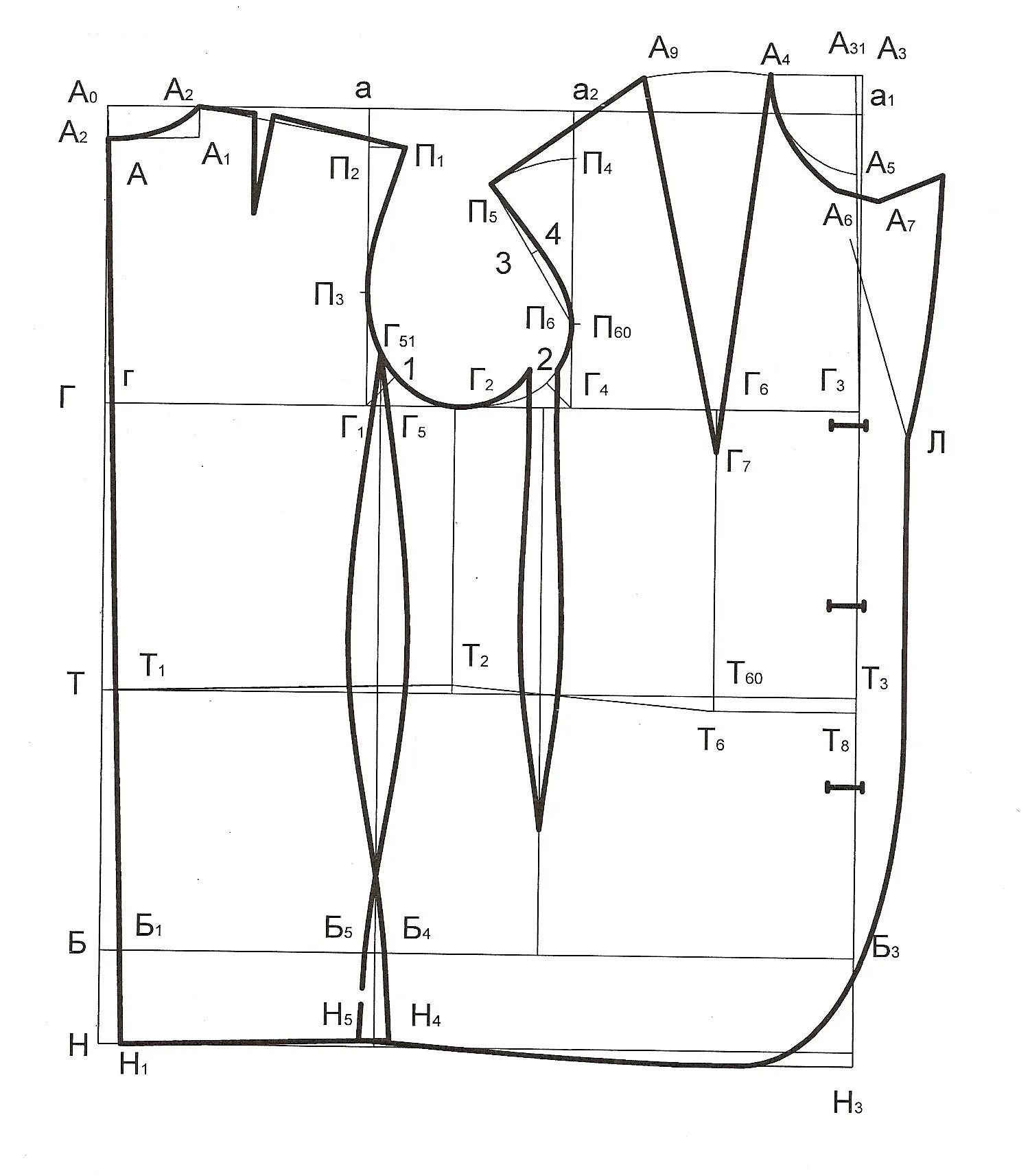 Построение выкройки жакета женского Расчет построение чертежа мужского пиджака