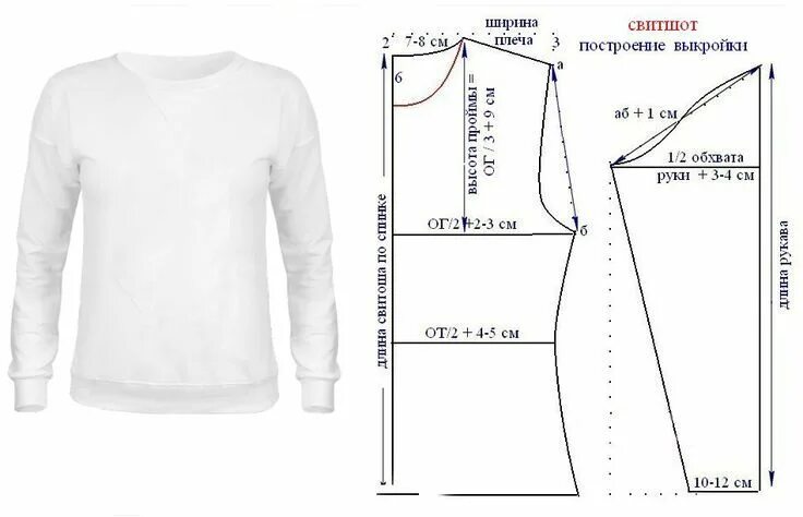 Построение выкройки женской футболки из трикотажа #modelagensmasculinas Выкройка пижамы, Выкройка одежды, Мужские футболки