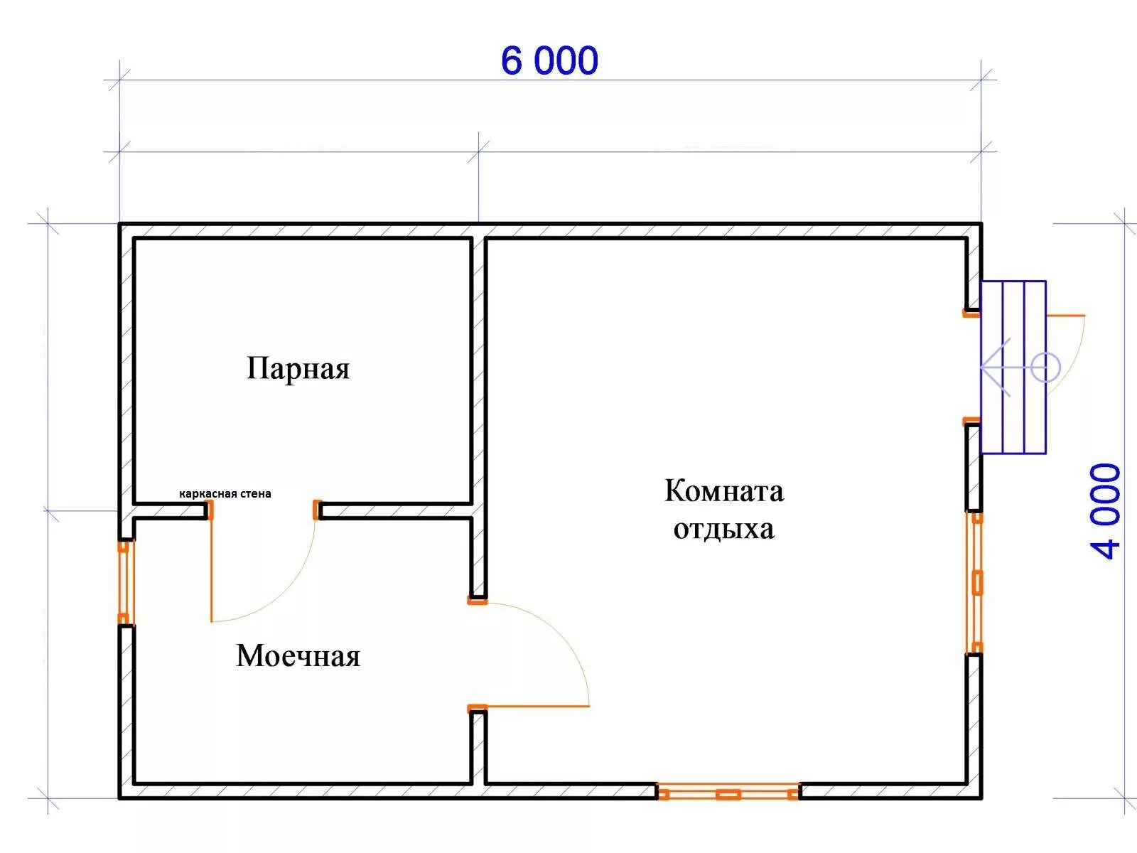 Построить баню своими руками из пеноблоков планировки Проект бани из газосиликатных блоков фото - DelaDom.ru