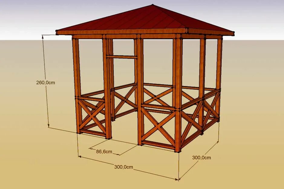 Построить беседку 3 3 своими руками Беседки из дерева своими руками - инструкция по строительству, ТОП-5 основных ти