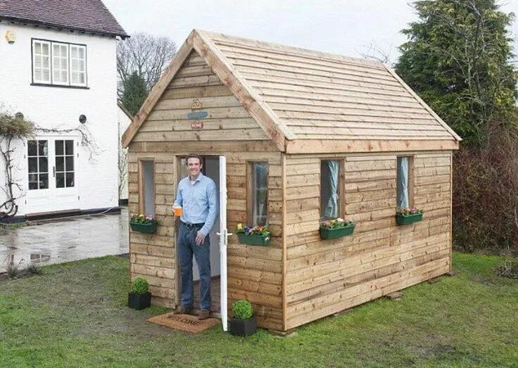 Построить дачу своими руками быстро Tiny house kits, Tiny house blog, Cheap tiny house