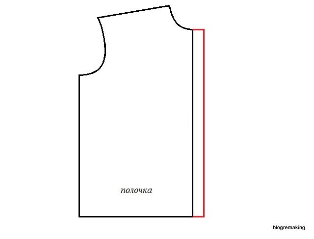 Построить детскую выкройку полочки срез борта полочки в 2020 г Выкройка пижамы, Выкройки, Рубашка