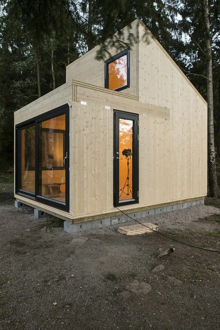 Построить дом бюджетный вариант A Simple Norwegian Cabin Small house, House design, Architecture house