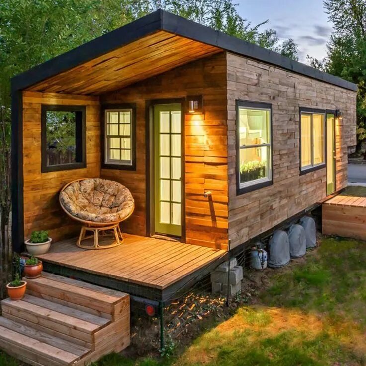 Построить дом бюджетный вариант 39 Charming Tiny Homes That We’d Love to Own Tiny house swoon, Tiny house ideas 