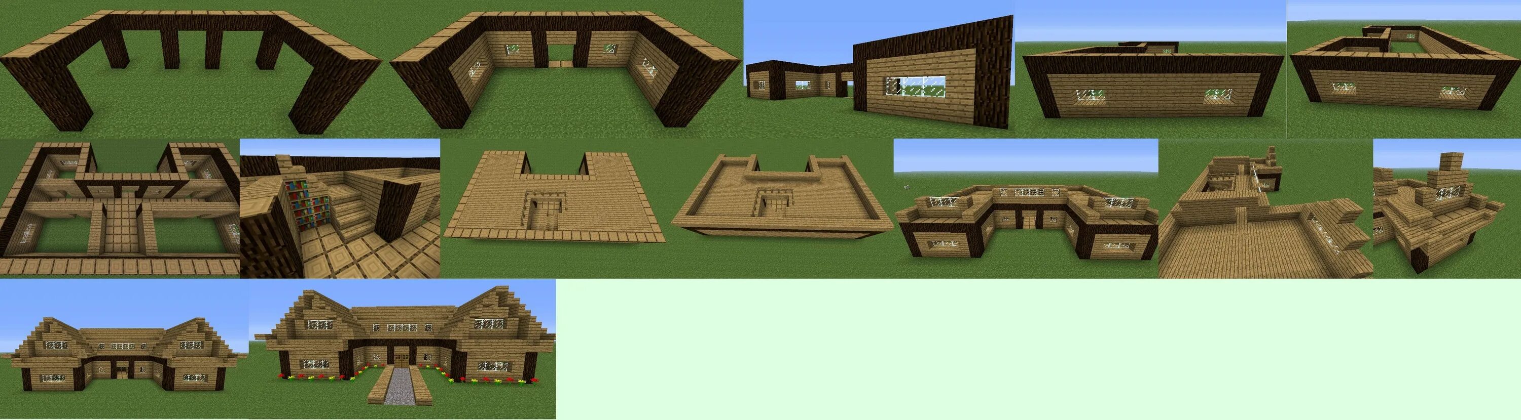 Построить дом в майнкрафте чертежи How to Build a Farm House in Minecraft - Game Guide