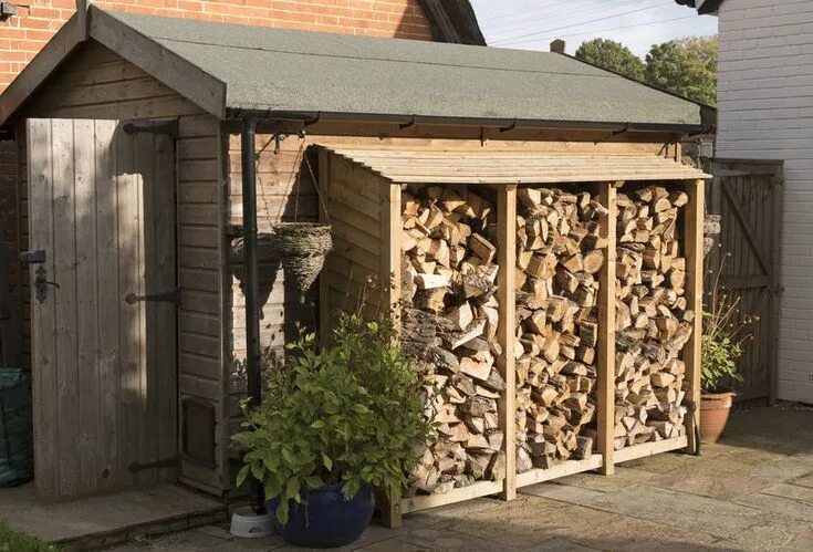 Построить дровник своими руками на даче 35 Shed Ideas Designed to Maximize Storage in 2024: Own The Yard Firewood storag