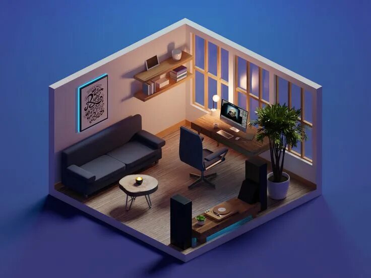 Построить интерьер комнаты Night Shift Small space interior design, Room, Room design